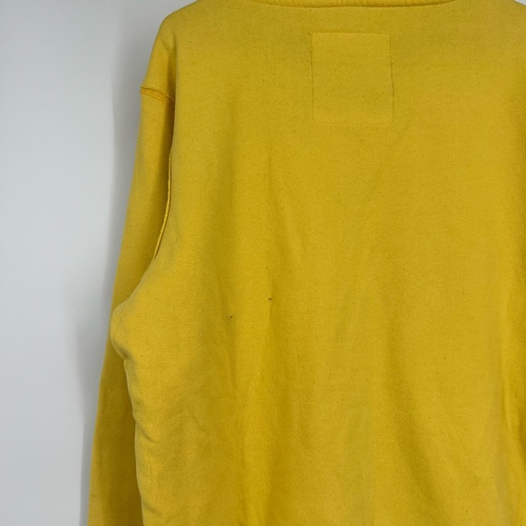 Vintage yellow green Aeropostale Hoodie Y2K size L - Picture 3 of 7